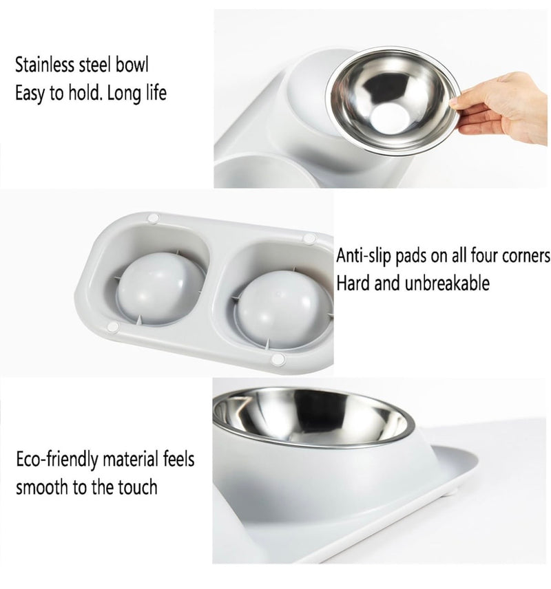 Pet Food and Water Bowl Kit